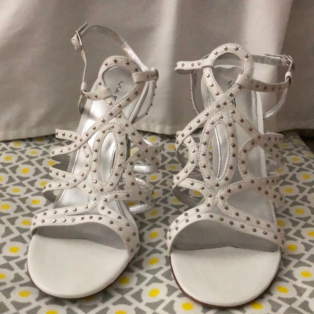 Via Spiga white sandals
